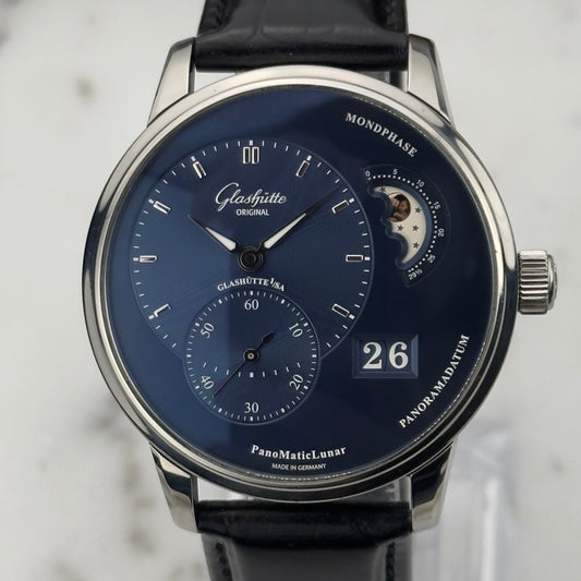 Glashütte Original PanomaticLunar Blue | 1-90-02-46-32-61