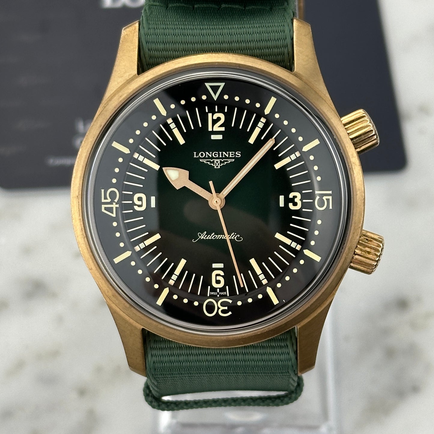 Longines Legend Diver Bronze | L3.774.1.50.2 | Full Set