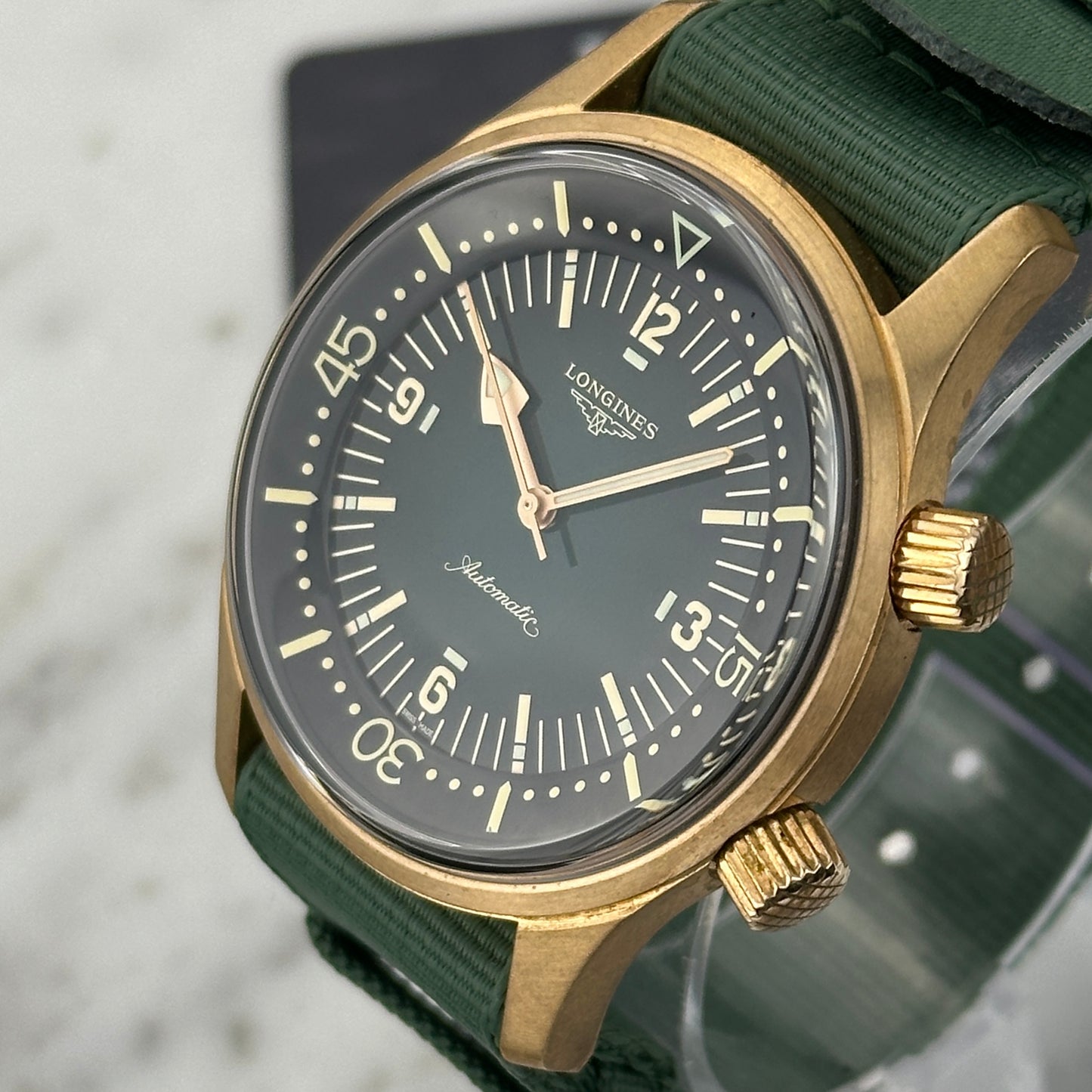 Longines Legend Diver Bronze | L3.774.1.50.2 | Full Set