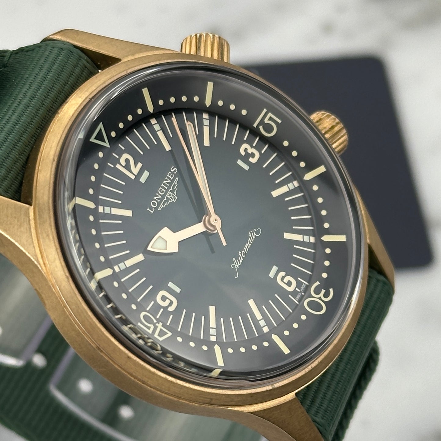 Longines Legend Diver Bronze | L3.774.1.50.2 | Full Set