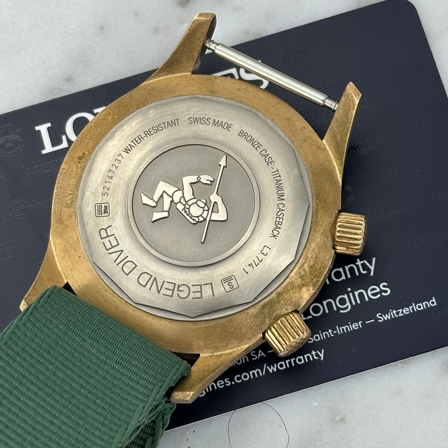 Longines Legend Diver Bronze | L3.774.1.50.2 | Full Set