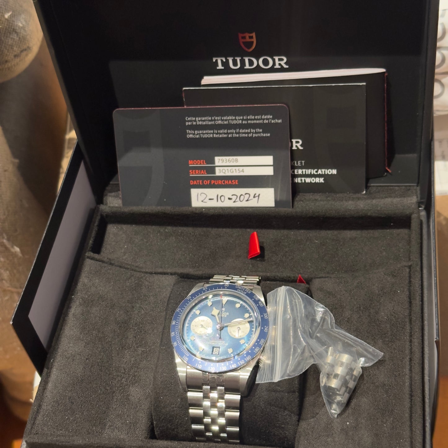 2024 Tudor Black Bay Blue Chronograph Boutique Exclusive | 79360B | Full Set