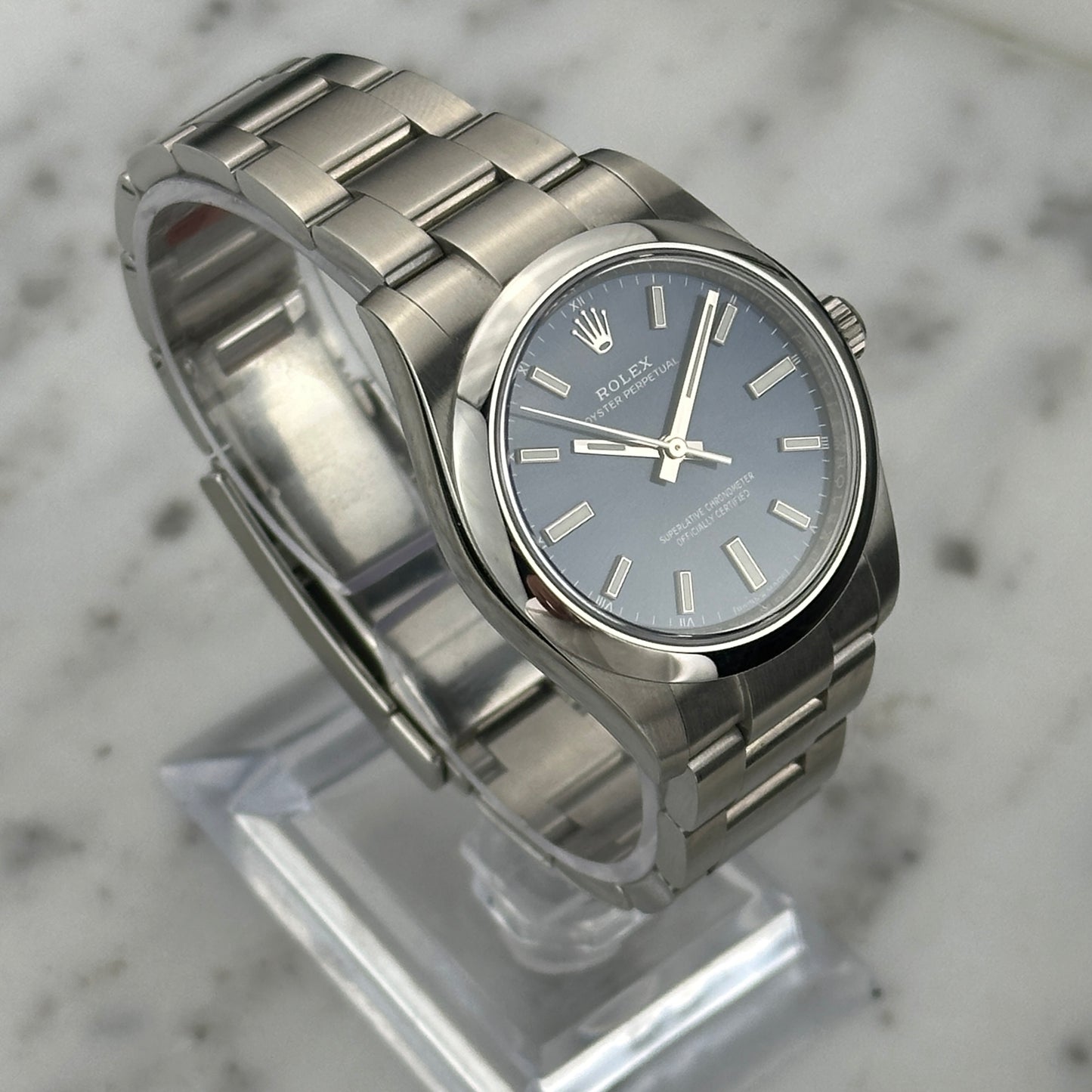 Rolex Oyster Perpetual 34 Blue Dial | 124200