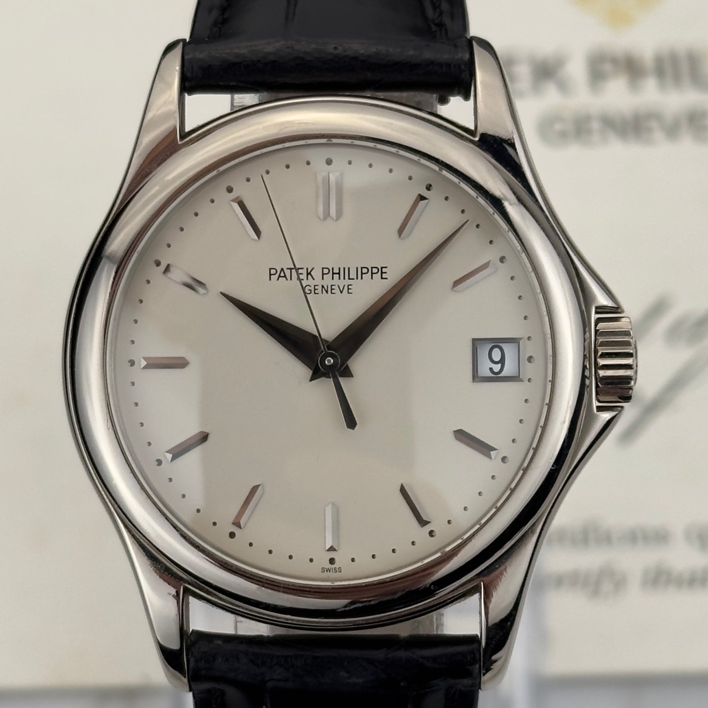 2012 Patek Philippe Calatrava White Gold | 5127G-001 | Papers