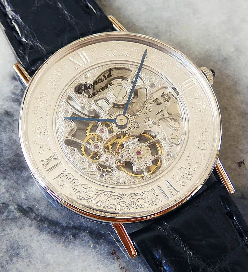 Chopard White Gold Skeleton with Original Buckle