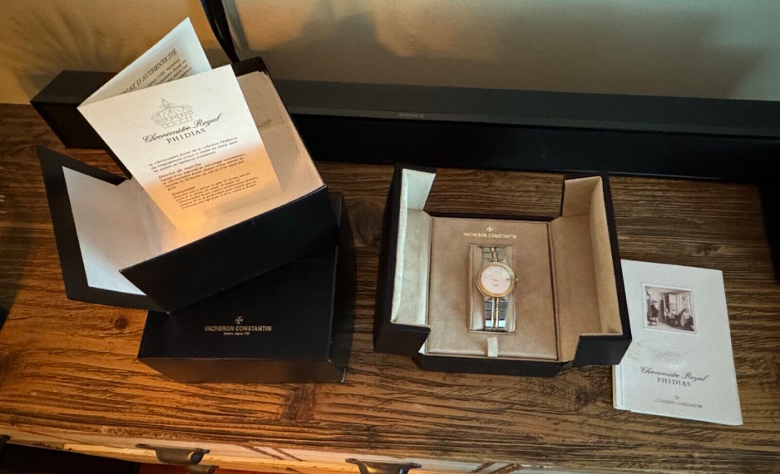 1996 Vacheron Constantin Phidias Chronometre Royal 47020 With Box