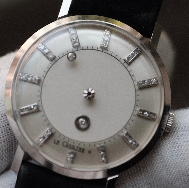 Jaeger-LeCoultre Mystery Dial (Galaxy) Double-signed with Vacheron Constantin, 14K White Gold And Diamonds